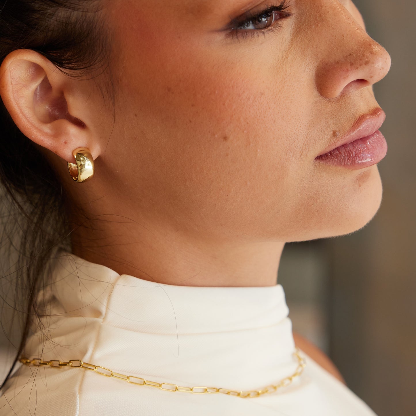 Positano Gold Hoop Earrings