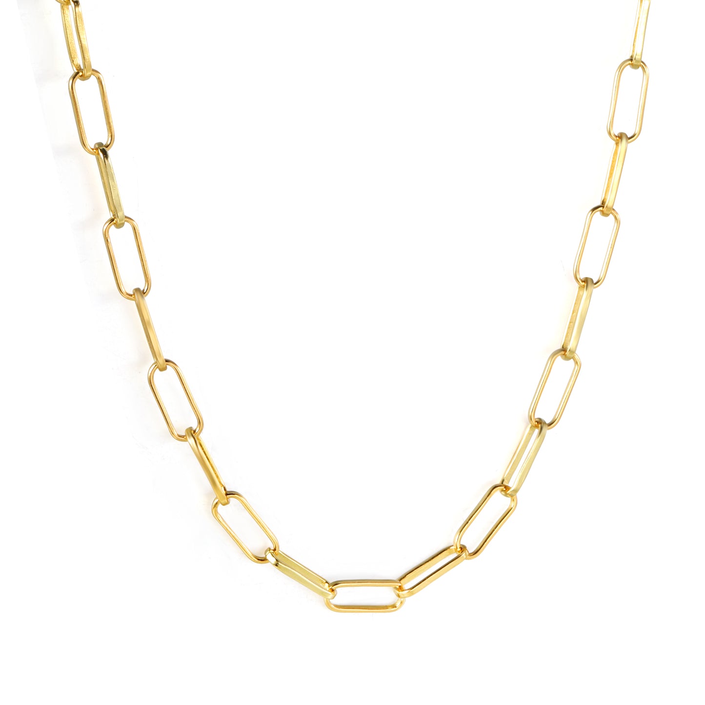 Gold Cable Chain Necklace
