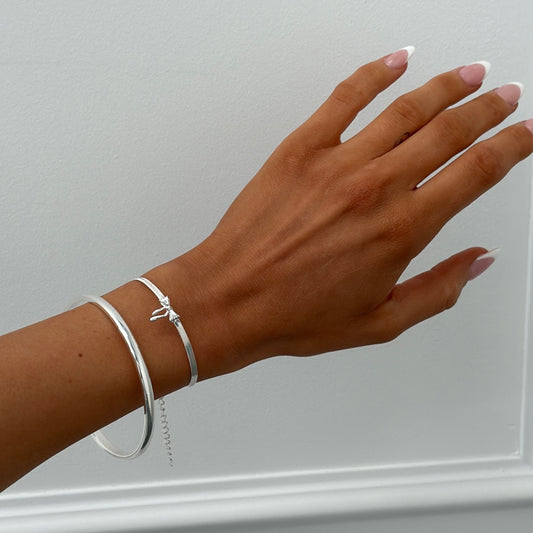 Cali Silver Bangle
