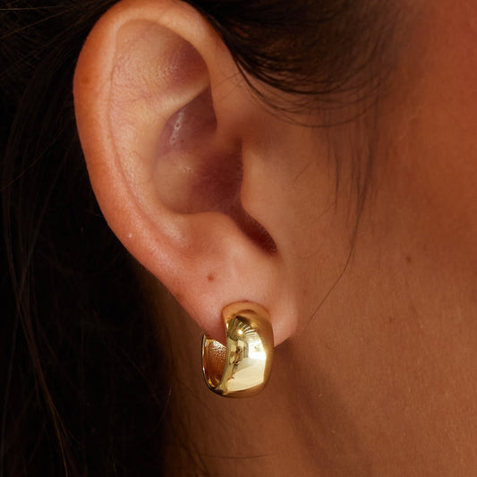 Positano Gold Hoop Earrings