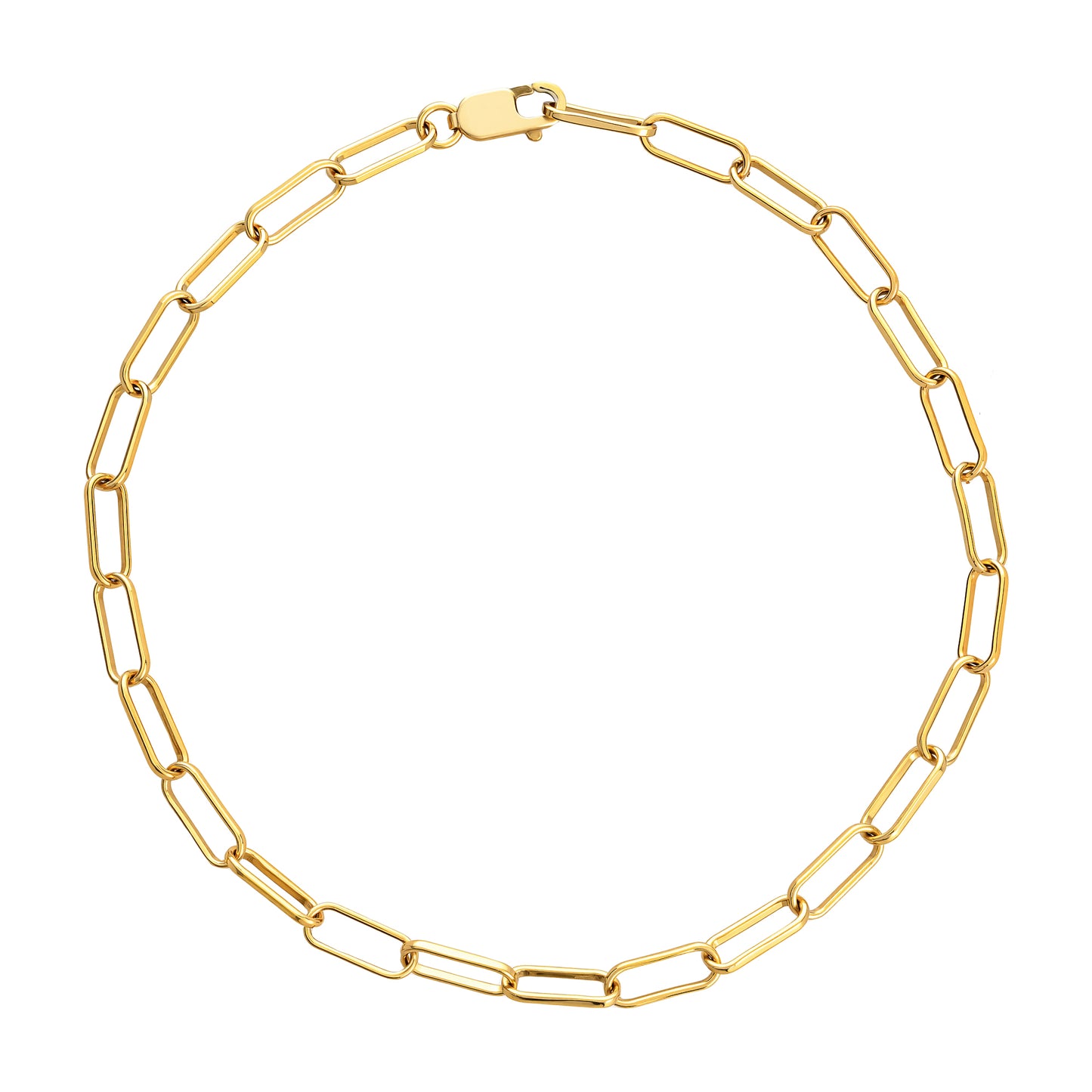 Gold Cable Chain Bracelet