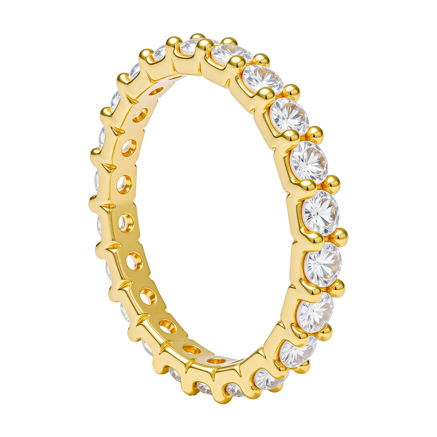 Gold Zirconia Ring