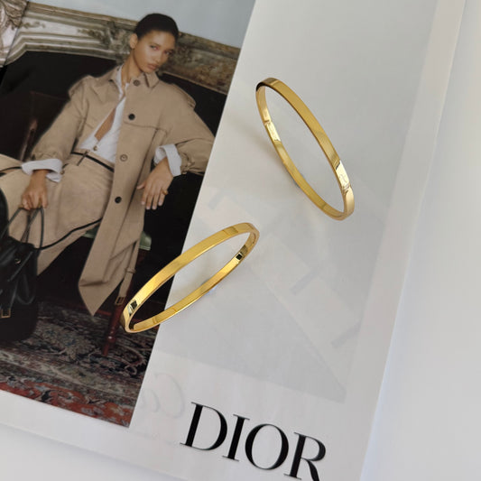 Cali Solid Gold Bangle