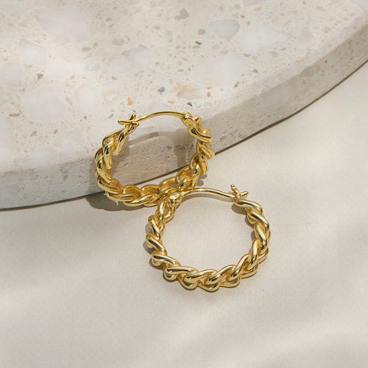 Gold Chain Earrings