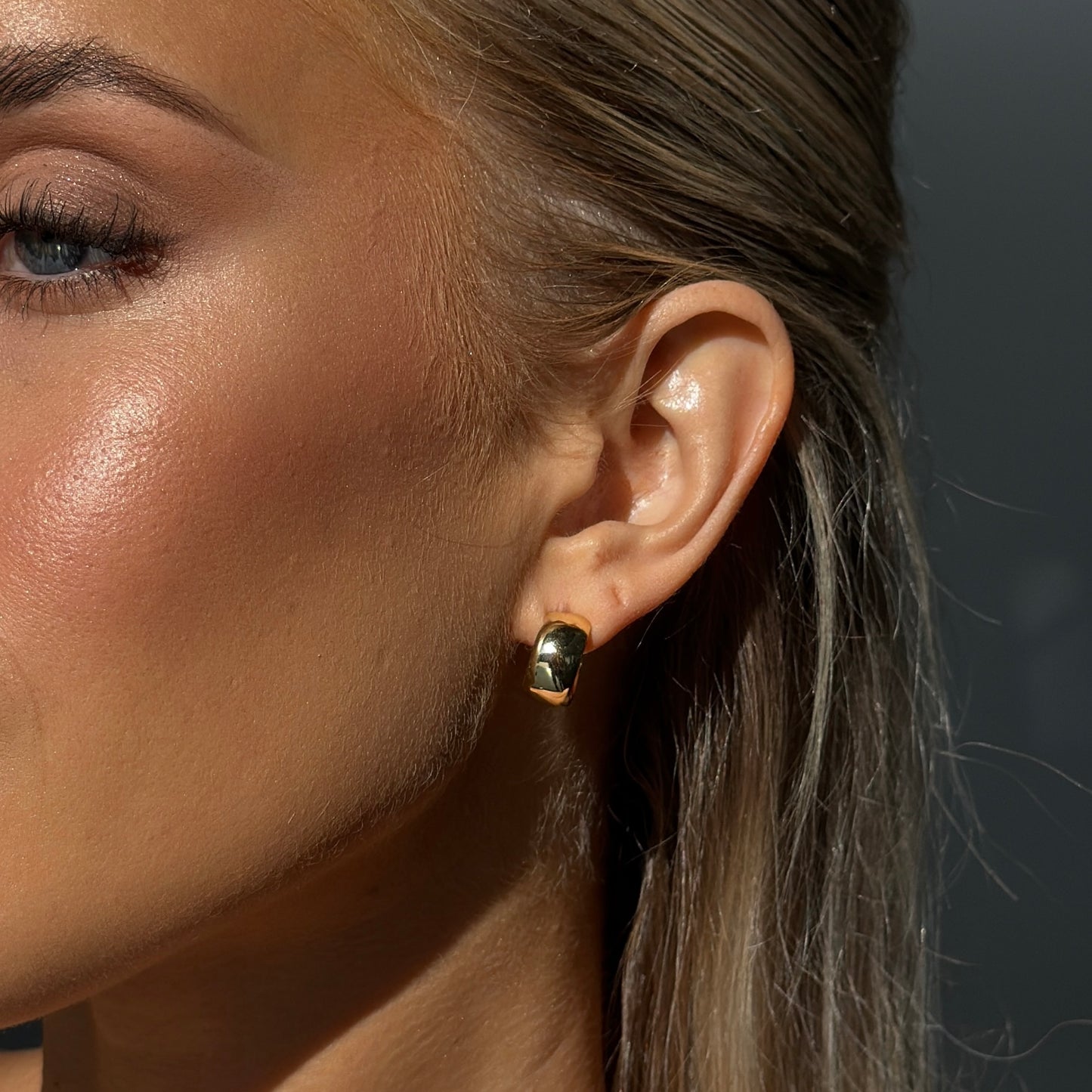 Positano Gold Hoop Earrings